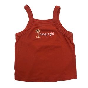 Y2K embroidered halter-style tank